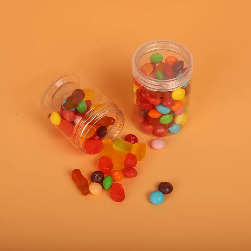 PET Plastic Food Jars 150ml Plastic Jars Clear Plastic Jars With Lids
