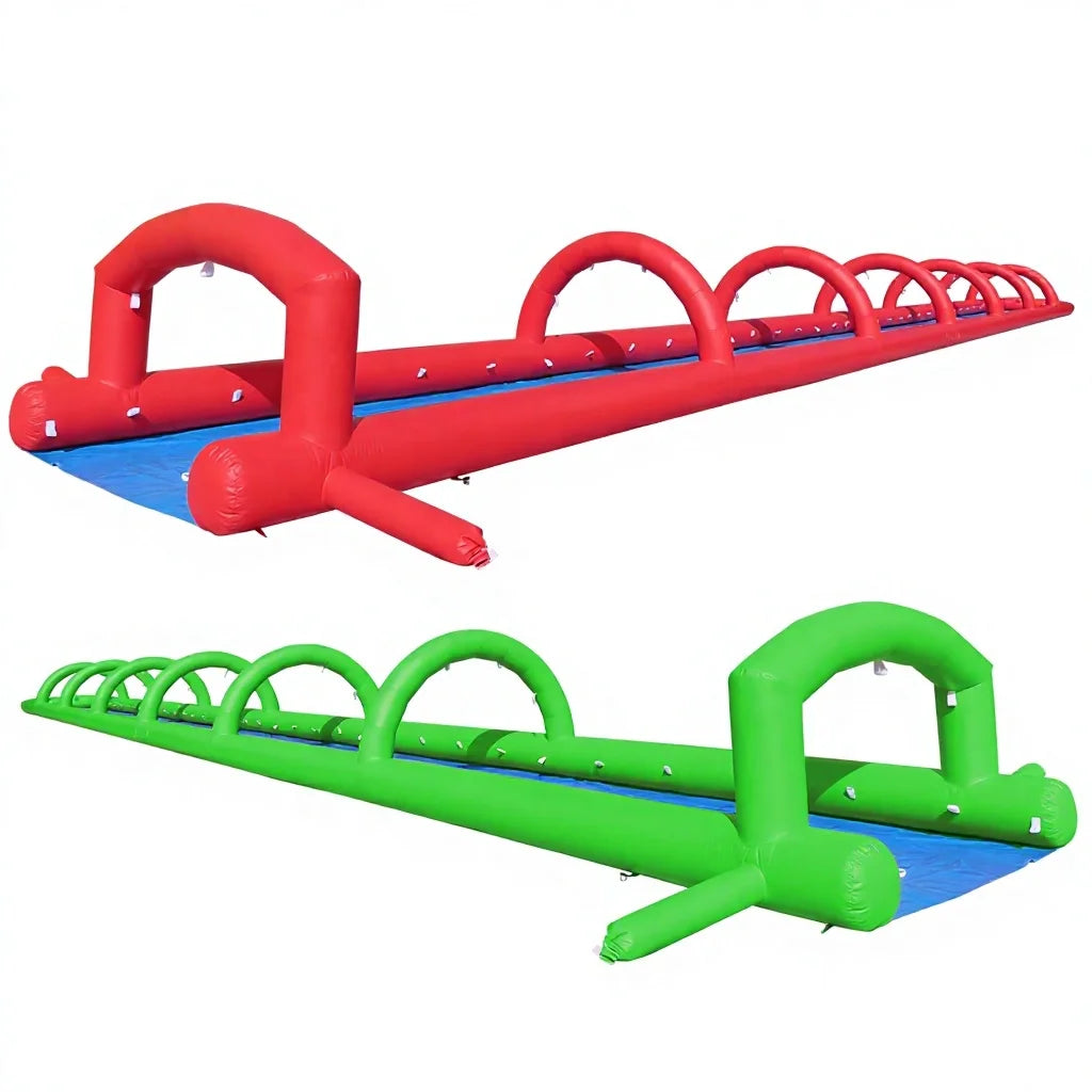 20/30/50m Long PVC Inflatable Water Slide City-inspired Large Slip N Slide With Blower Accessory