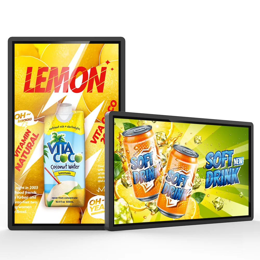 43-Inch 55-Inch Android System Touch Screen Monitor Wall-Mounted LCD Advertising Menu Display for Retail Store for Hanging