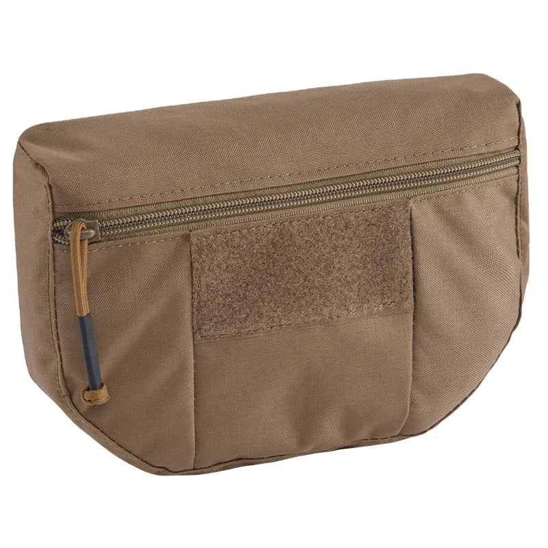 IDOGEAR Tactical Drop Pouch 500D Nylon Camo Front Pouch of Tactical Vest with Molle Dump Drop Pouch