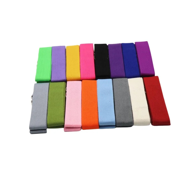 Wholesale Customized Cotton Polyester Yoga Strap Loop Stretching Feature Carrying Strap Yoga Mat Eco-friendly Adjustable Unis