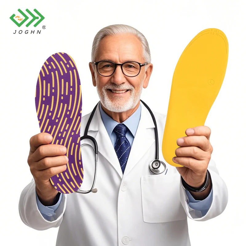 JOGHN Eva Factory Arch Support Orthopedic Support Insoles for High Arches Palmilhas Corretivas Foot Corrector Insole Orthotic