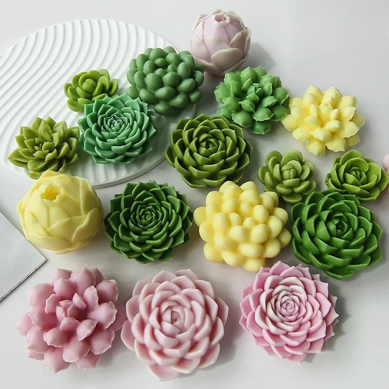 Early Riser 3D Fleshy Silicone Candle Mold DIY Gum Dropping Gypsum Ornaments Fleshy Chocolate Candle Silicone Mold