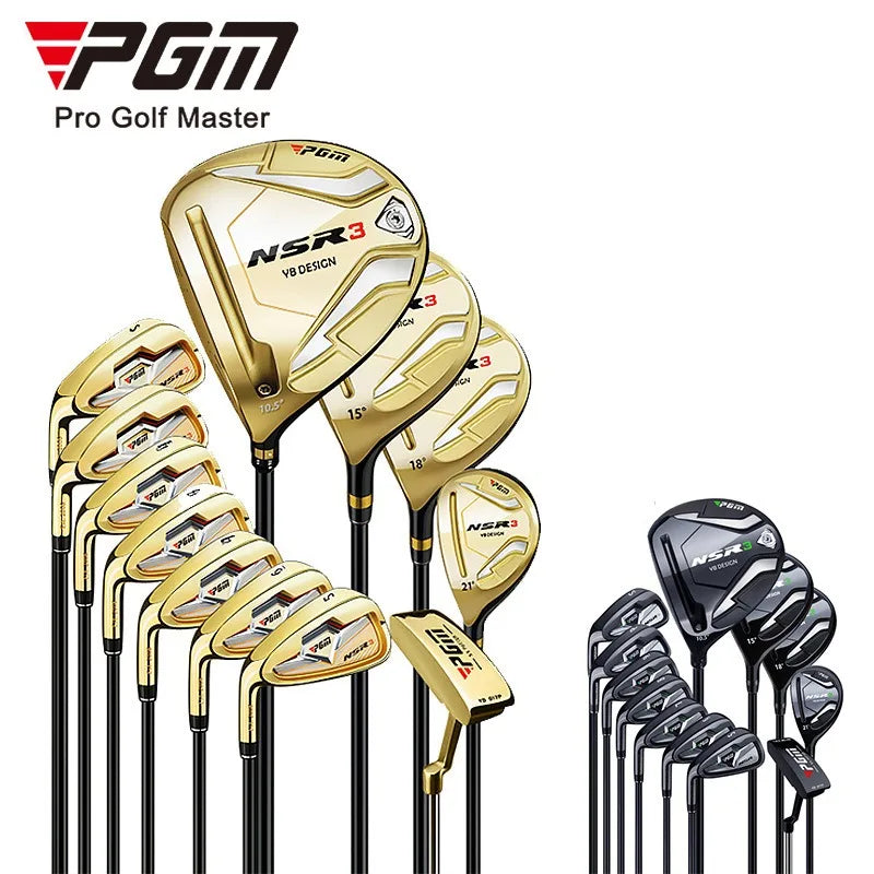 PGM MTG033 NSR 3 Left Handed Advanced Men Golf Clubs Complete Set with Head Covers and Golf Bag
