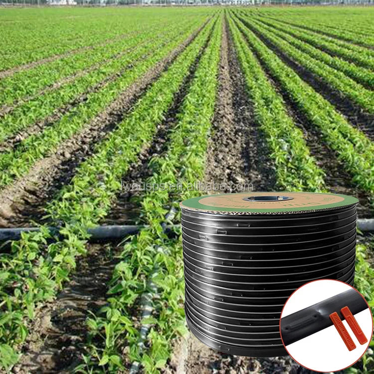Factory Directly Supply Farm Irrigation System 16mm PE Drip Irrigation Tape With Flat Emitters