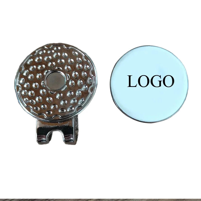 Wholesale Custom Enamel Laser Print Logo Golf Divot Tool Hat Clip Blank Magnetic Golf Marker Custom Hat Clip