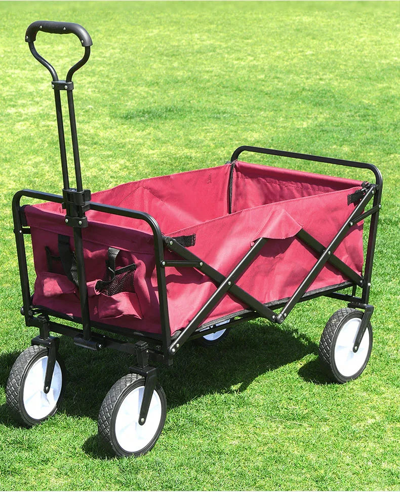 FB-026 Outdoor Hiking Foldable Portable Wagon Camping Collapsible Garden Trolley