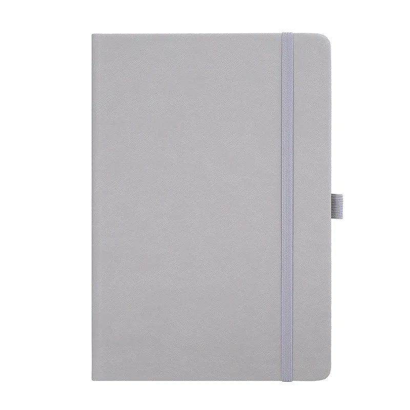 Personalised A5 Custom Stationery Blank Pu Leather Material Custom Hardcover Leather Binding Elastic Strap Notebook With Logo