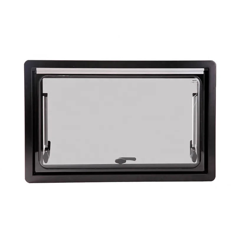 900x450mm Caravan Camper Van Push Open Double Glazing RV Side Window with Roller Blind