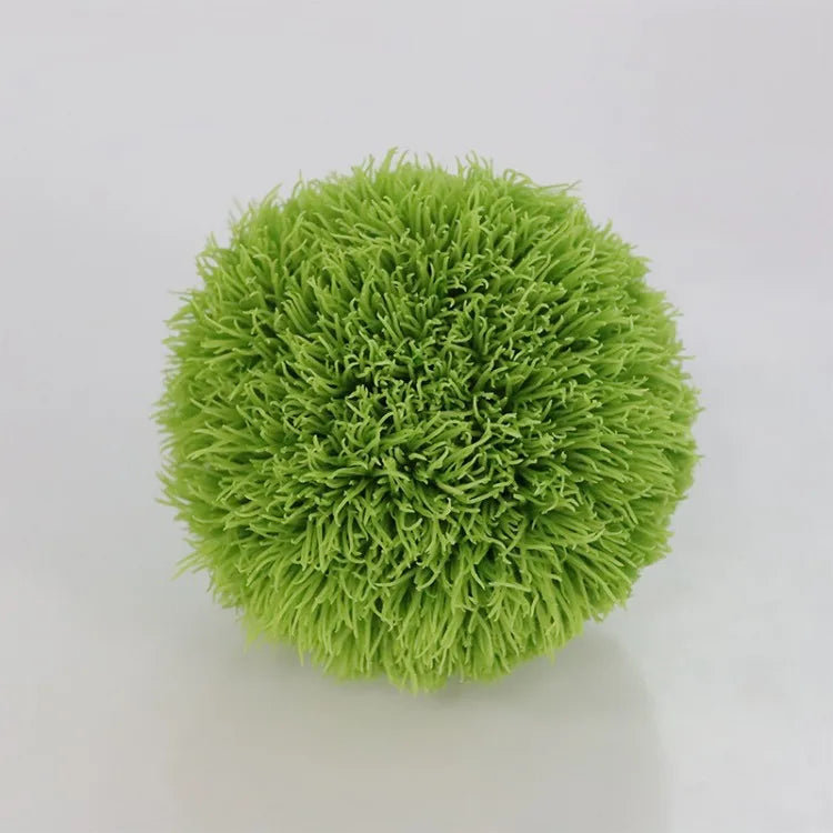 Eternal Flower Green Hairy Ball Moss Pine Green Stone Velvet Handmade  Bouquet Home Decoration Green Stone Bamboo Raw Materia