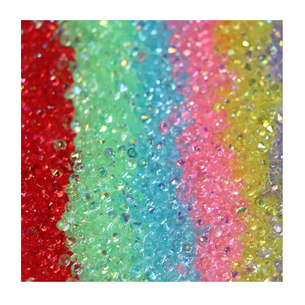 New Popular Various Colors Acrylic Rhinestone Beads Diamond for Table Scatter Vase Decoration