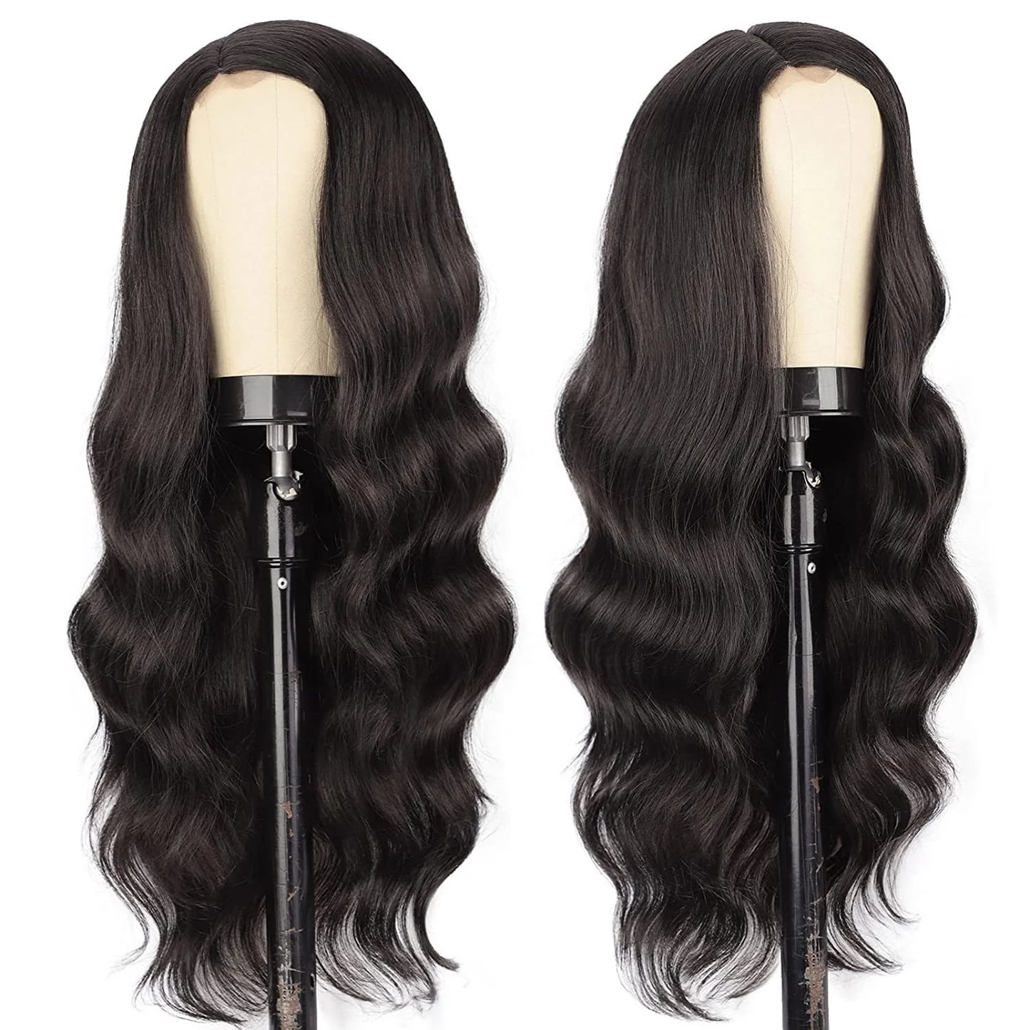 Side Divide Long Body Wavy Wig Synthetic Wig Front Lace Wig WL03 Hot Sale Chemical Fiber Small Front Lace Suitable for Women