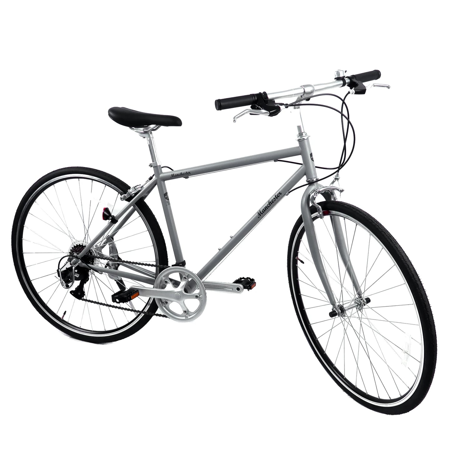 DELANHUWI &GLIWAY Student 7-Speed Road Bicycle With Steel Frame and Thin Tire Ordinary Pedal