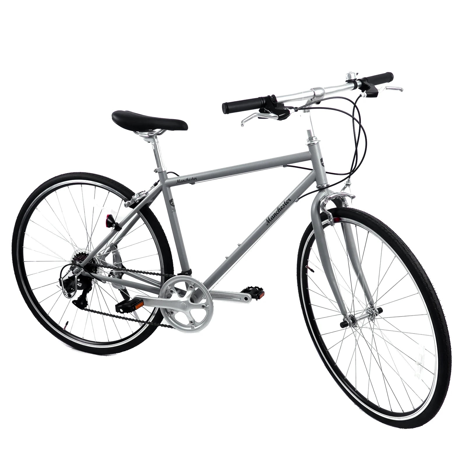 DELANHUWI &GLIWAY Student 7-Speed Road Bicycle With Steel Frame and Thin Tire Ordinary Pedal