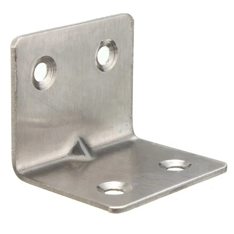 Wall Mounted Heavy Duty Hot Galvanized Steel Angle Brackets for Furniture Hardware Zinc Plated