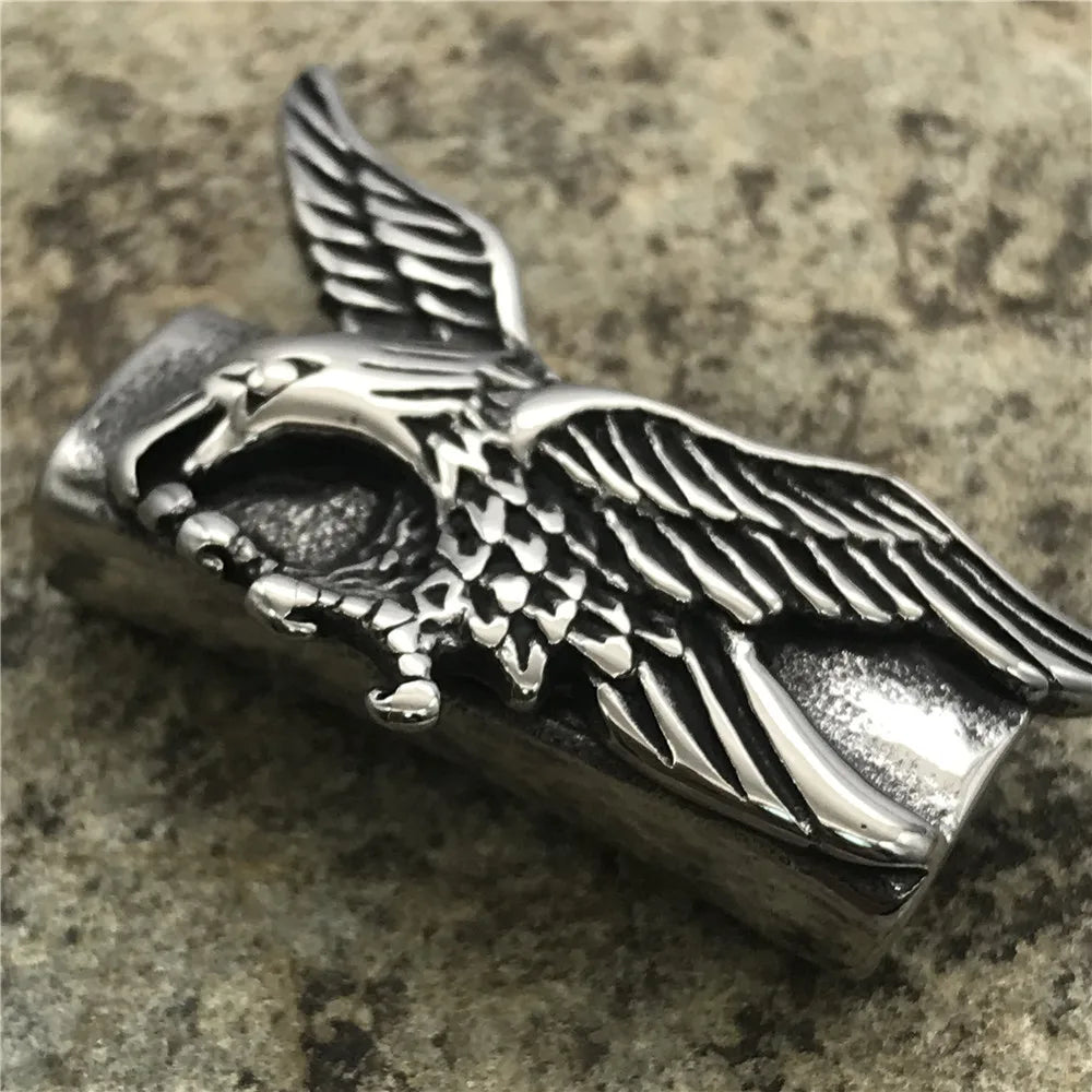 BXNK004 Stainless Steel Multi Skull Head Shape Crucifix Anchor Shape Bead Clasp for Bracelet  in Stock