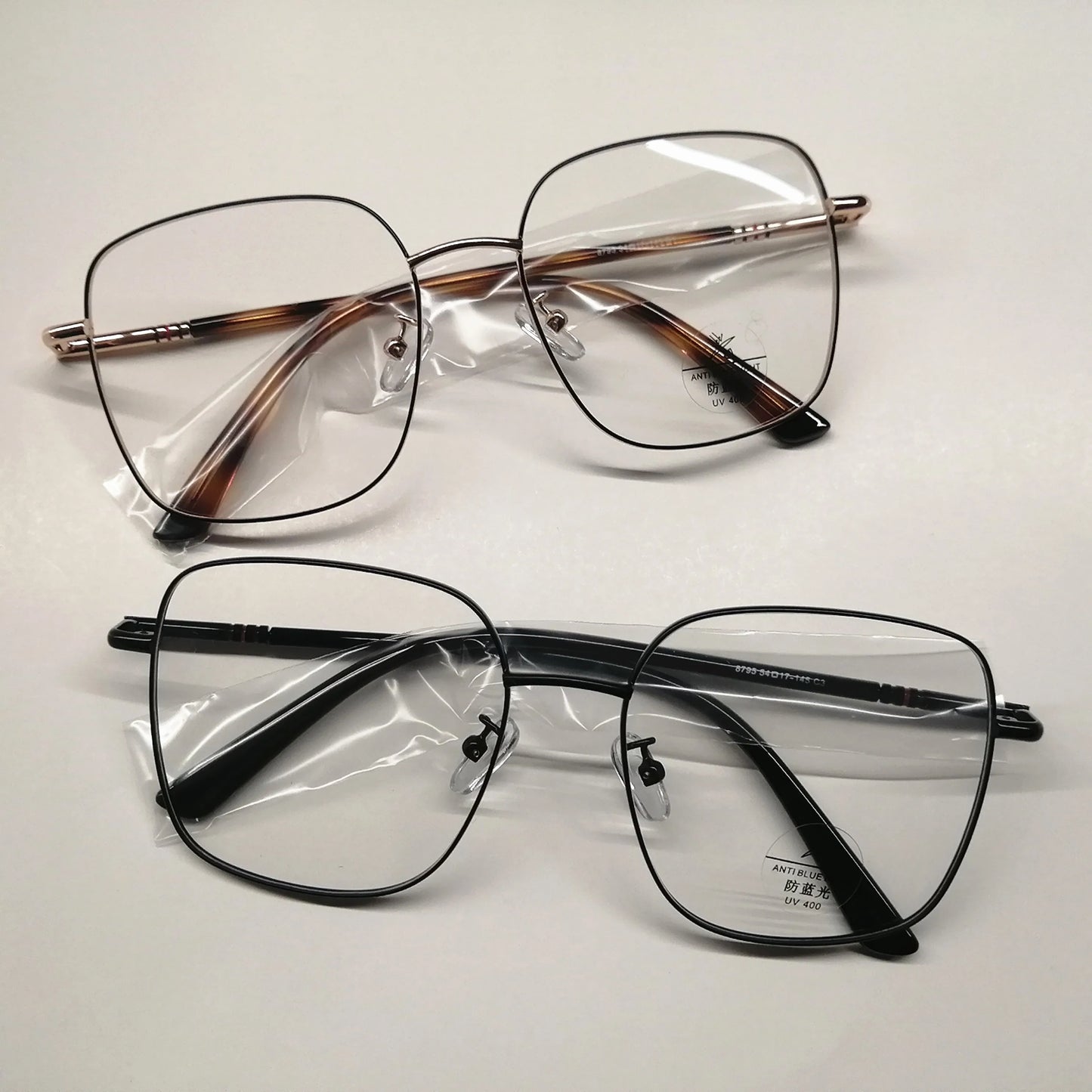 Wholesale Metal Spectacles Eyeglasses Frames Computer Glasses Anti Blue Light Blocking Glasses Women Men