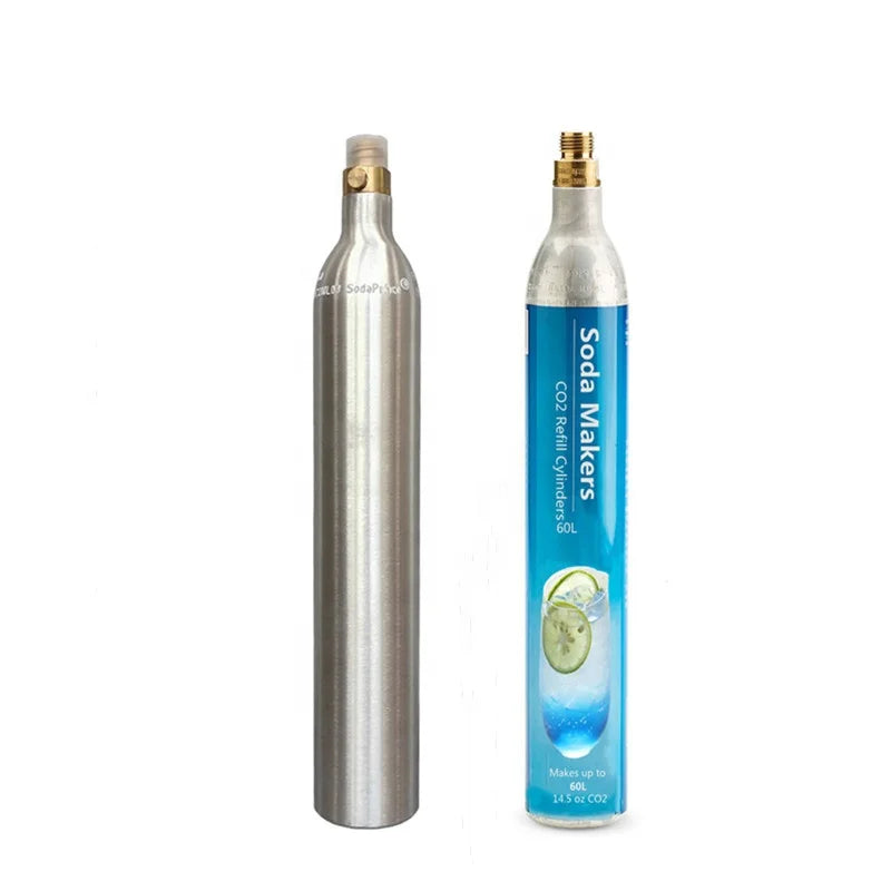 High-Pressure 0.6L Household Sparkling Water Maker Soft Drink Machine with Aluminum CO2 Gas Cylinder for Soda Production