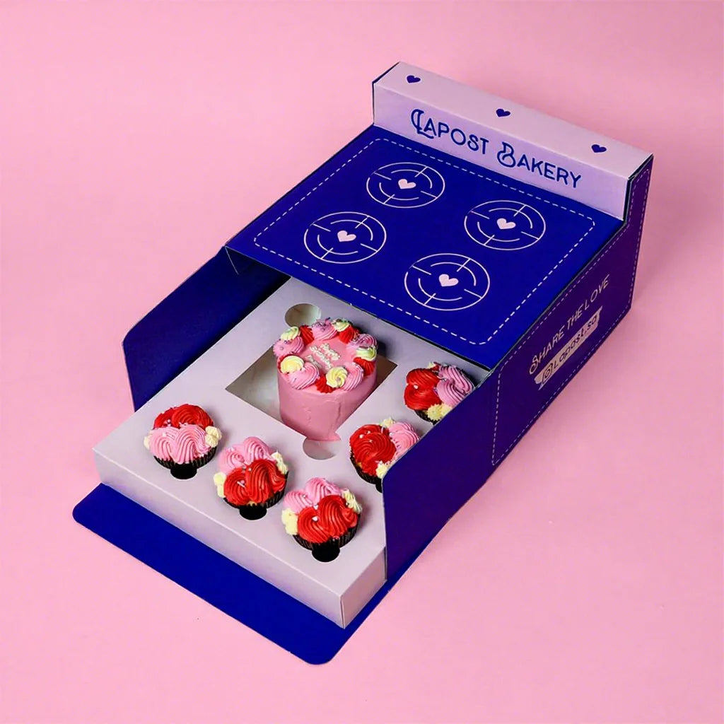 Factory Direct Bakery Gift Box  Divider for Macarons Christmas Box Cake Cookies Crepe Cupcake Hot Dog Sushi Paper Packaging