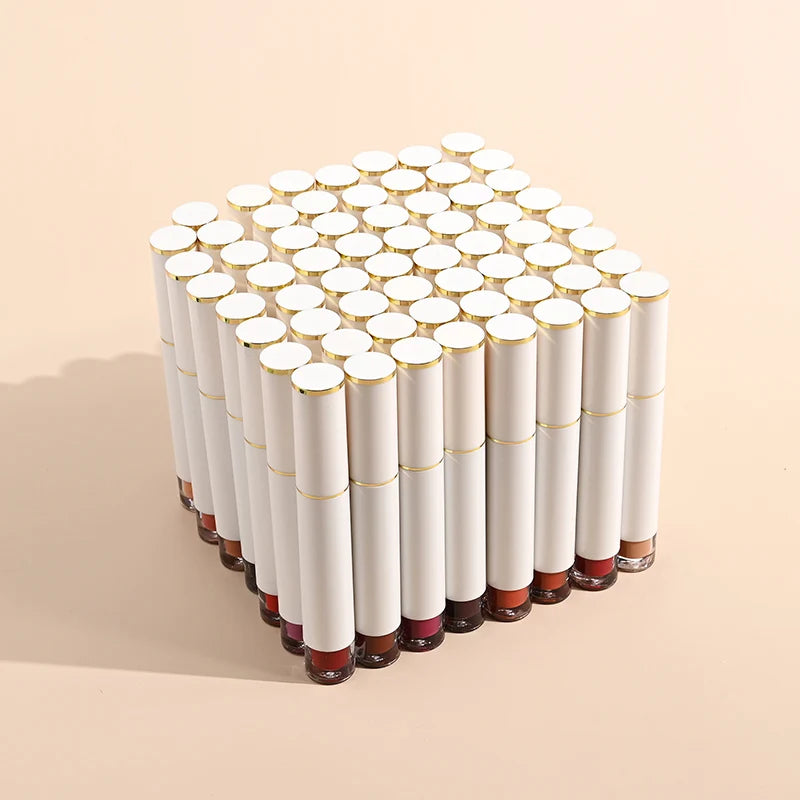 Popular Round Lip Gloss Containers Large Capacity Pink White Black Lipgloss Tubes Large Brush Lip Gloss Tubes