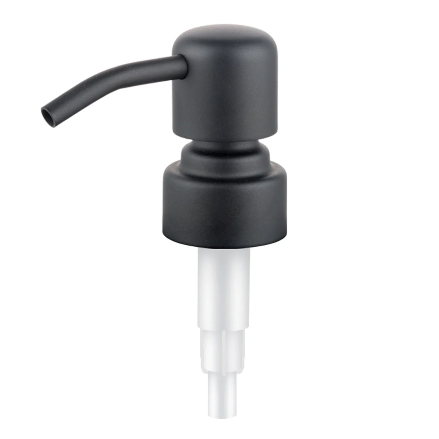 OEM Accept Bathroom Cosmetic Liquid Soap Stainless Steel 28Mm 24Mm Black Matte Soap Dispenser Liquid Pump Factory in China