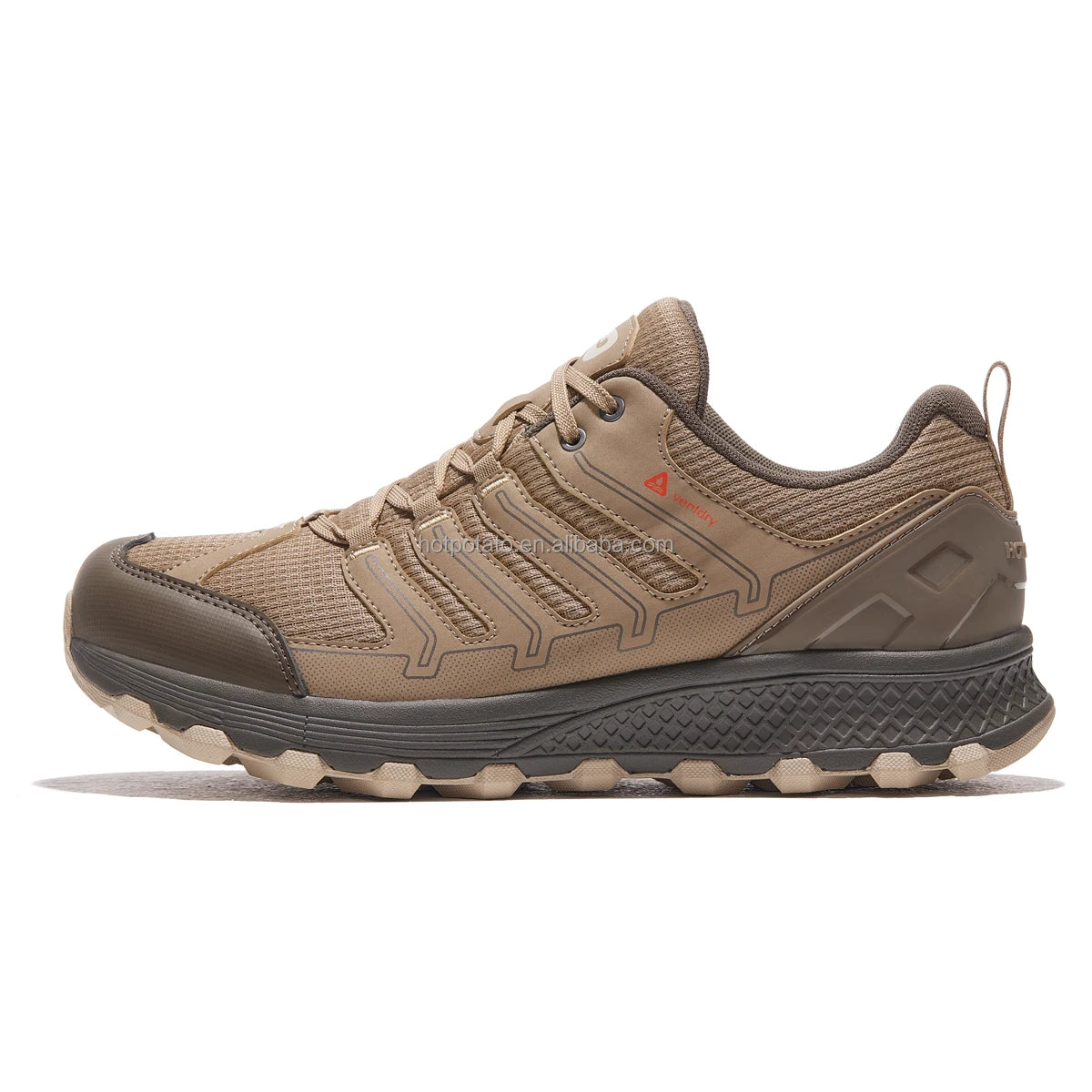 HOTPOTATO Men's Tailor Made Athleisure Sneaker Waterproof Speed Hiking Shoes T52 Olive Spring Summer Autumn Winter Mesh Upper