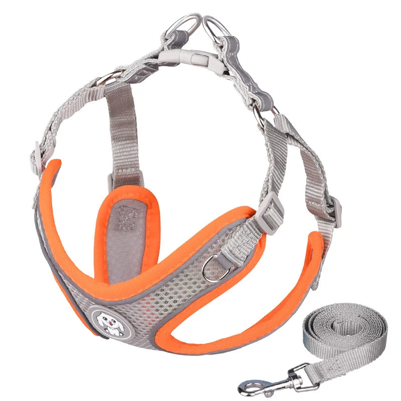 Pet Supplies Tactical Pet Harness Breathable Reflective Pet Vest No Pull Dog Harness Adjustable