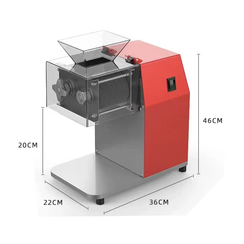 Electric Quickly Pork and Fresh Chicken Breast Cutter Machine Household Meat Cutter Produce Pork Cutting Cooked