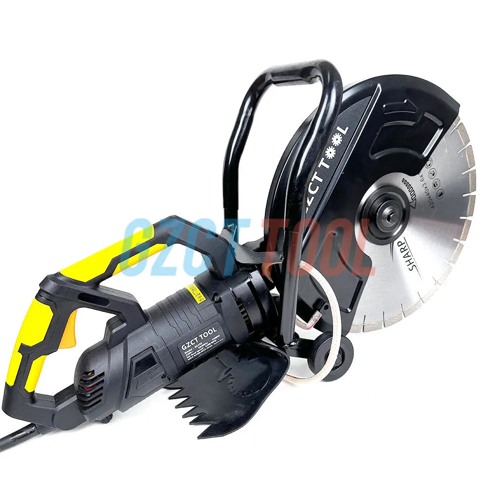 GZCT DC425 Handheld 3900W 16-Inch Cut-Off Saw Electric Circular Concrete Cutter for Stone Wall and Road Cutting