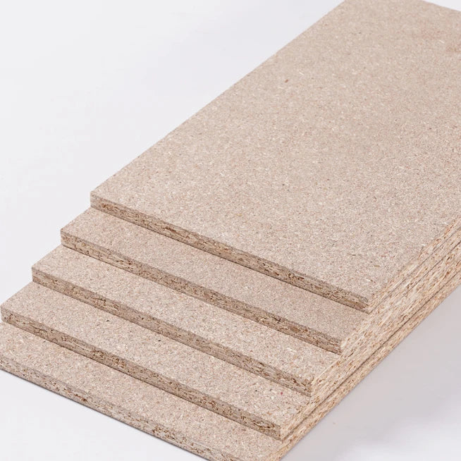 linyi fsc manufacture Melamine veneer Chipboard 18mm Particle Board 16mm Flakeboard MDF board