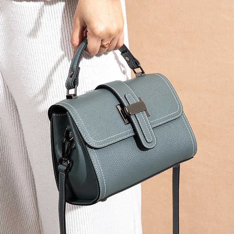New Fashion Luxury Crossbody Designer Handbags Real Cow Leather Handbag Women's Famous Brands Cowhide Women Bags for Girls Ba