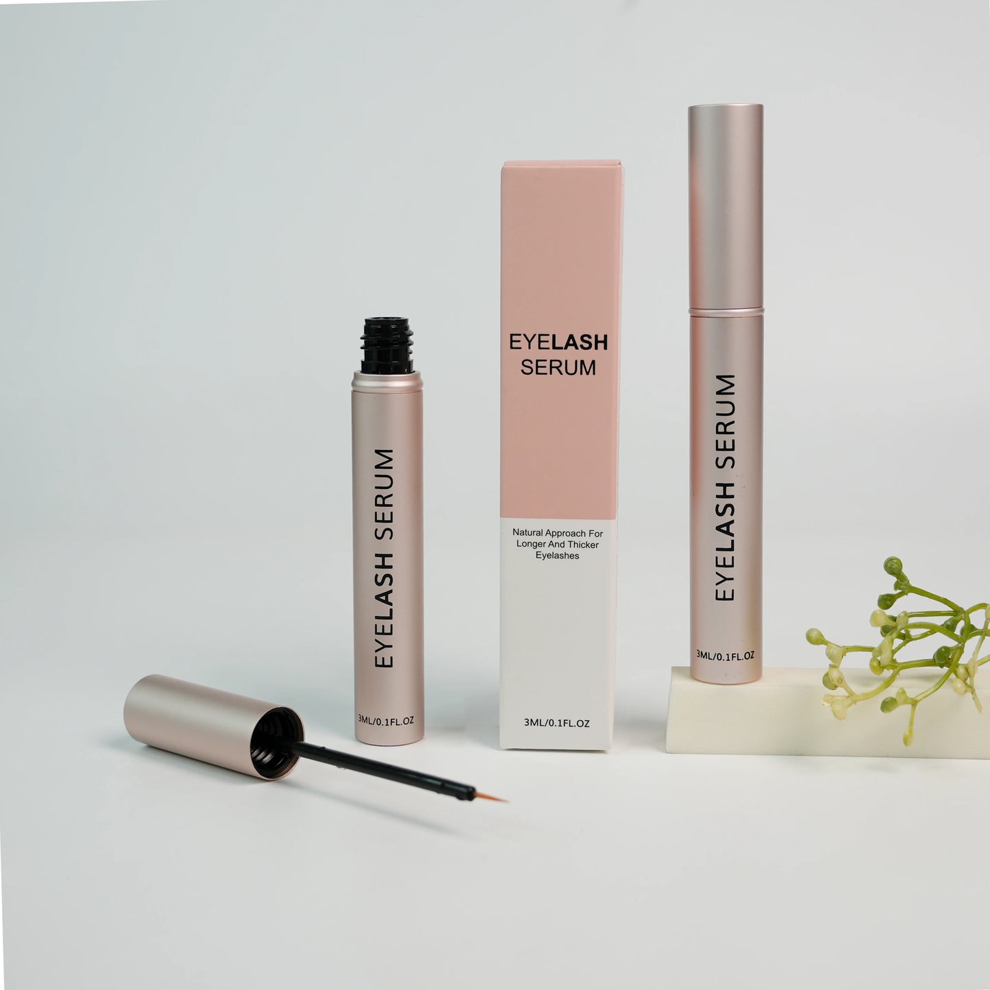 Advanced Biotin Peptid Volume Eyelash Enhancing Serum Natural Oil Free Lash Serum for Eyelash Growth Treatments