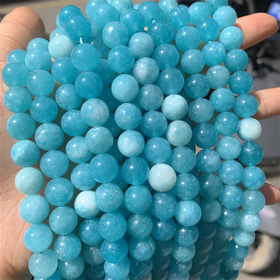 Wholesale Optimize Amazonite Round Chrysoprase Beads 10mm Round Gemstone Beads for Diy