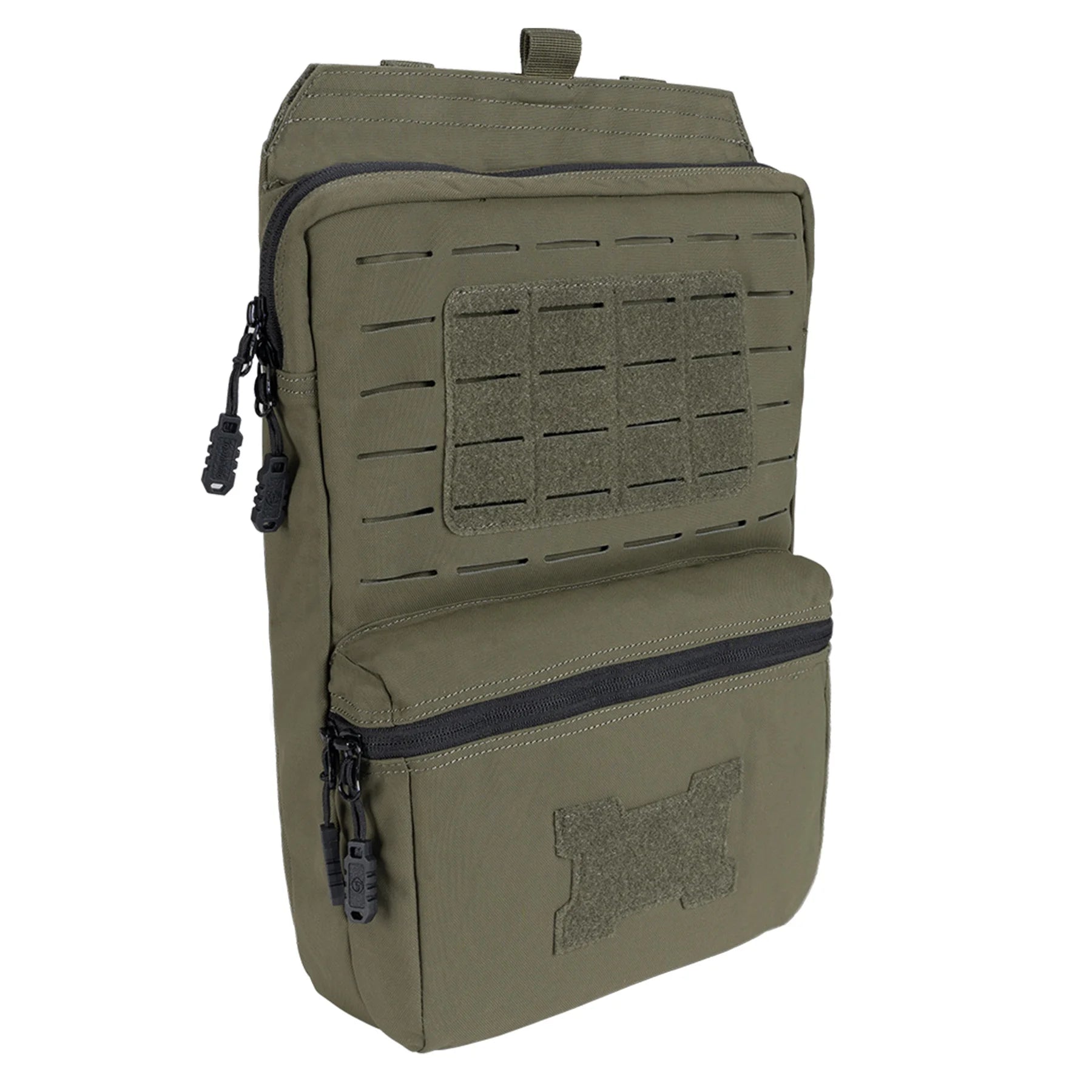 TOPTACPRO 500D Cordura Nylon MOLLE Tactical Hydration Pack 2L Hydration Bag for Water Bladder