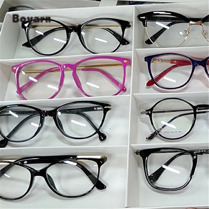 Boyarn TR Stock Clearance Injection Optical Eyeglasses Frames Mix Models Colors Random Delivery Old Production Samples Wholes
