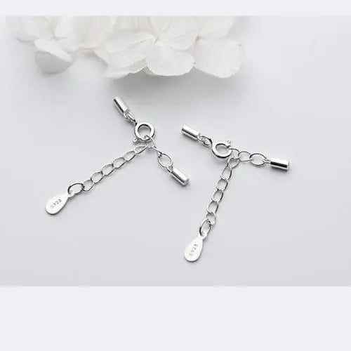 DIY 925 Sterling Silver Jewelry Lobster Claw Cord Clasp Different Size for Choice 1518134