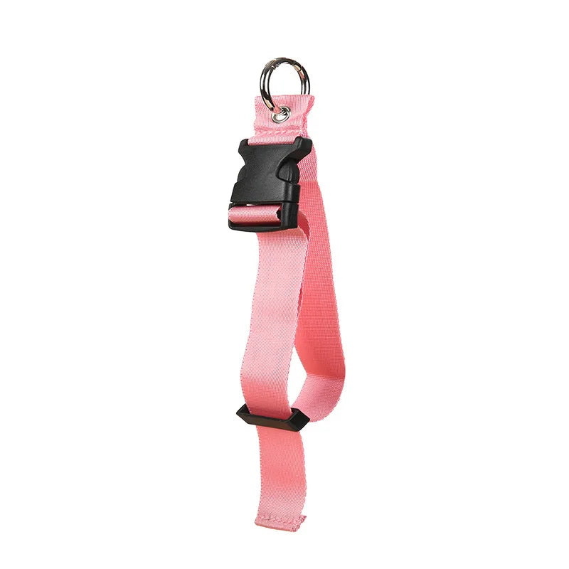 Custom Adjustable Luggage Strap Backpack Strap Travel Suitcase Hanger Buckle Clip Pocket Purse Pendant