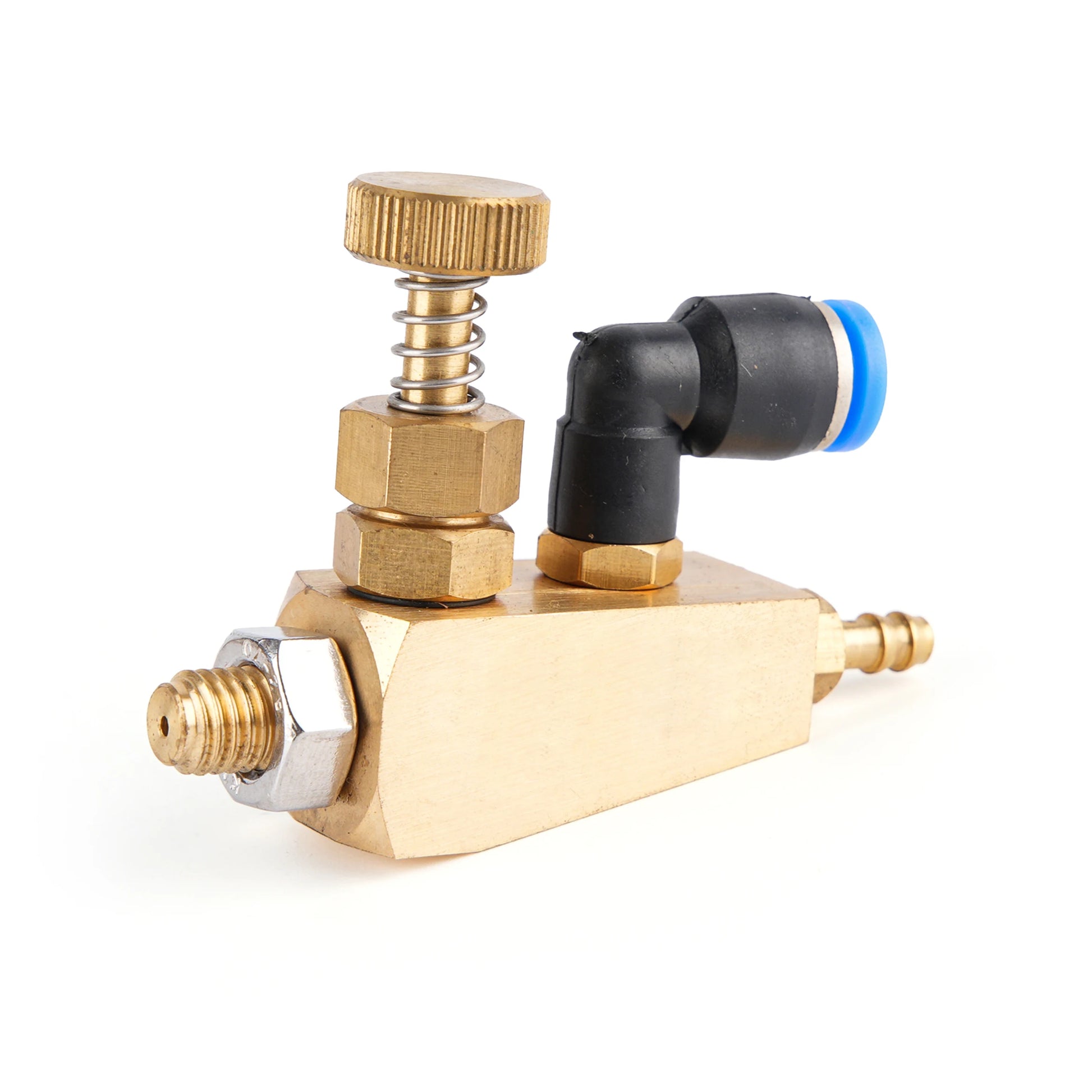 Adjustable Brass Siphon Air Atomization Spray Nozzle Small Flow Rate Humidification New Condition