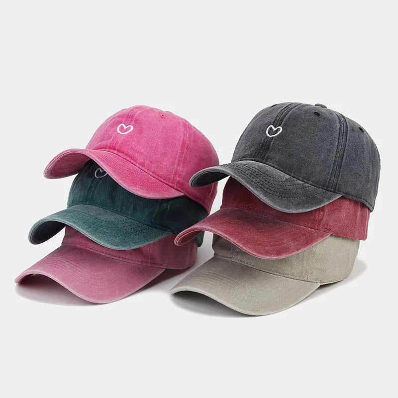 Unisex Distressed Wash 6-Panel Golf Hats Custom Embroidered Vintage Baseball Caps Curved Brim Wholesale Sports Gorros