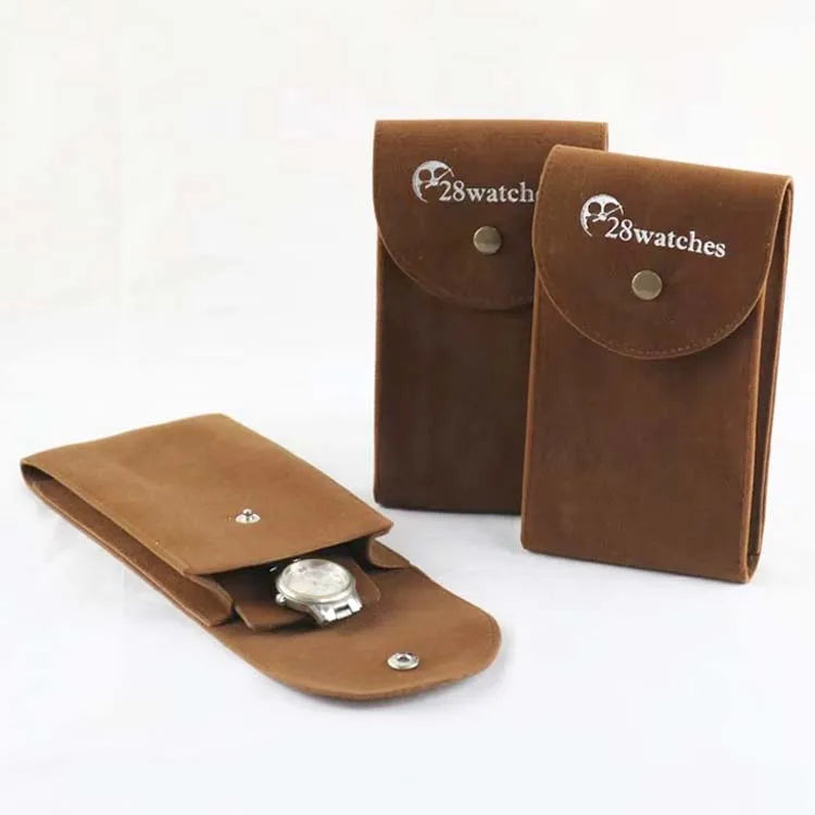 Luda Custom Velvet Watch Pouch Bag Suede Jewelry Packaging for Jewelry Bag Pouch
