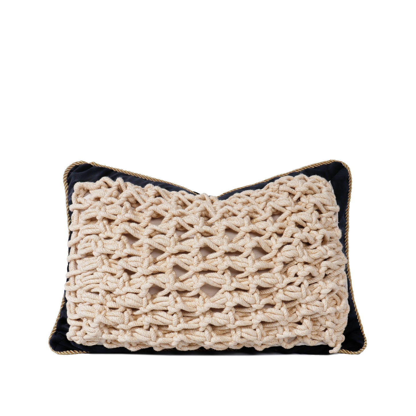 Tiff Home Custom Private Label 30*50cm Reusable Handmade Woven Boho Cushion Cover for Home Decor