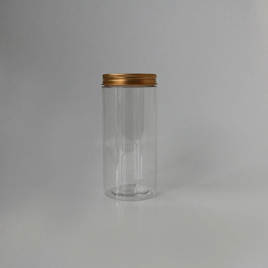 50ml 100ml 120ml 150ml 200ml 250ml 4oz 8oz Clear Plastic PET Container Food Jar with Custom Plastic Lid Metal Lid