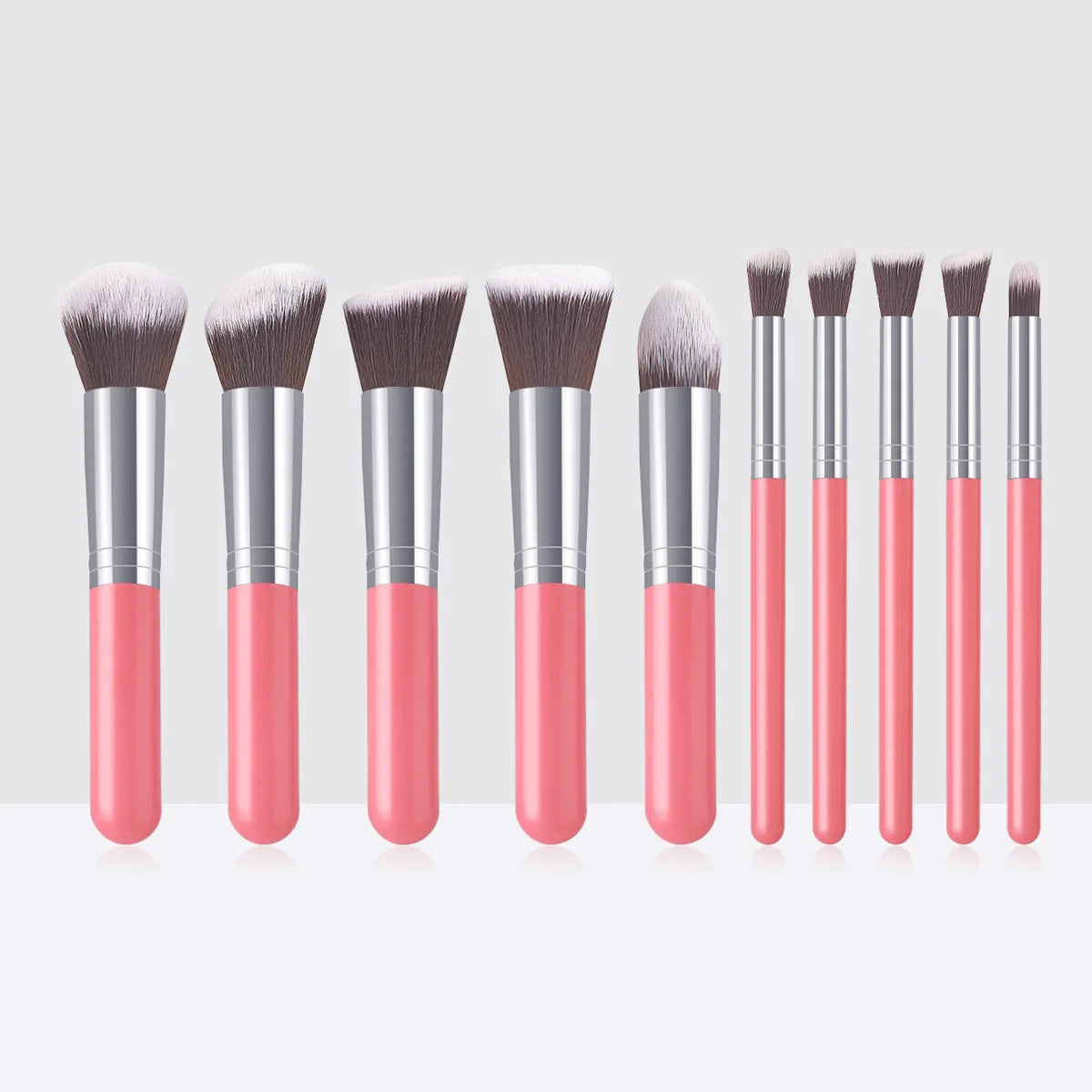 10 Piece Cheap Makeup Brush Set With Good Quality Professional Cute Makeup Brush Set