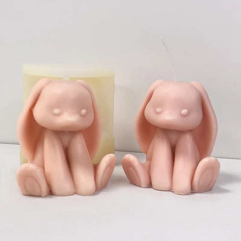 For Resin Candle Silicone Molds 3D Animal Design Food Grade Eco-Friendly Customizable for DIY Craft Supplies