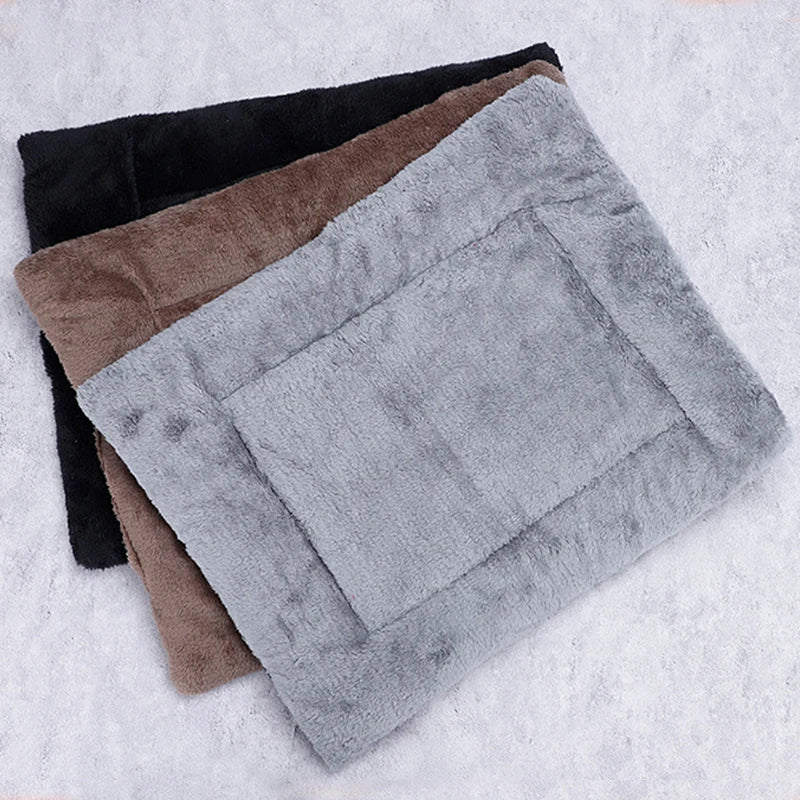 Pet Mat Soft Outdoor Warm Bed Thickened Print Canvas Pet Cushion for Dogs