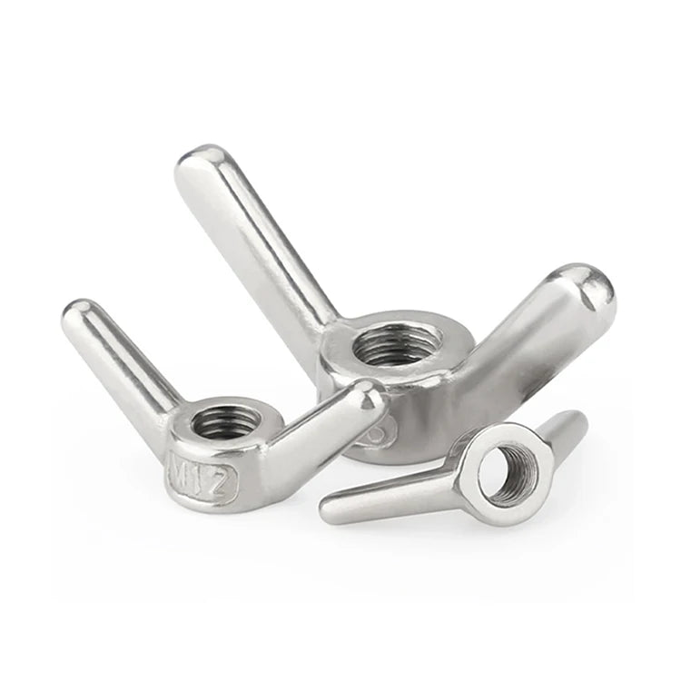 304 Stainless Steel Butterfly Wing Nuts Yuanbao Horn Screw Cap of Sheep Locking Hand Nut M6M8M10M12M14M16M18M20M22M24M30