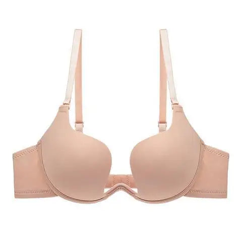 Cheap Thin Soft Bralette  Padded Push up Brazier Women Bra Solid Color Big Breast Women Everyday Bra Girl Lady Women
