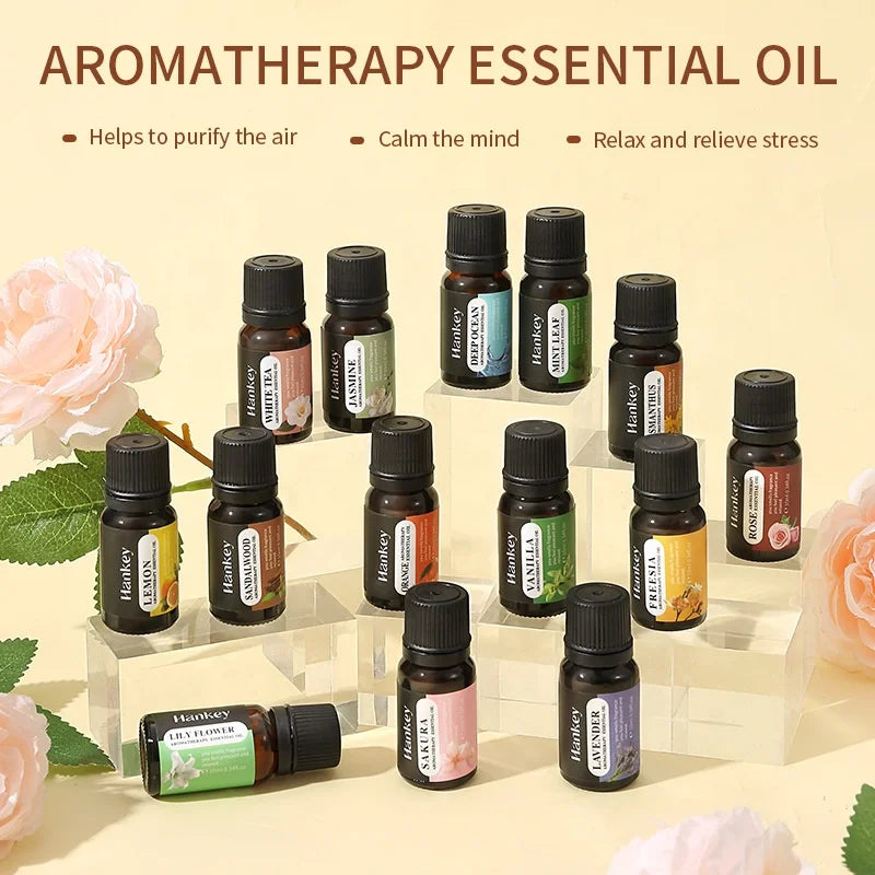 HANKEY Private Label Lavender 100% Natural Aromatic Essential Oil with Floral Notes 10ml Aromatherapy Diffuser