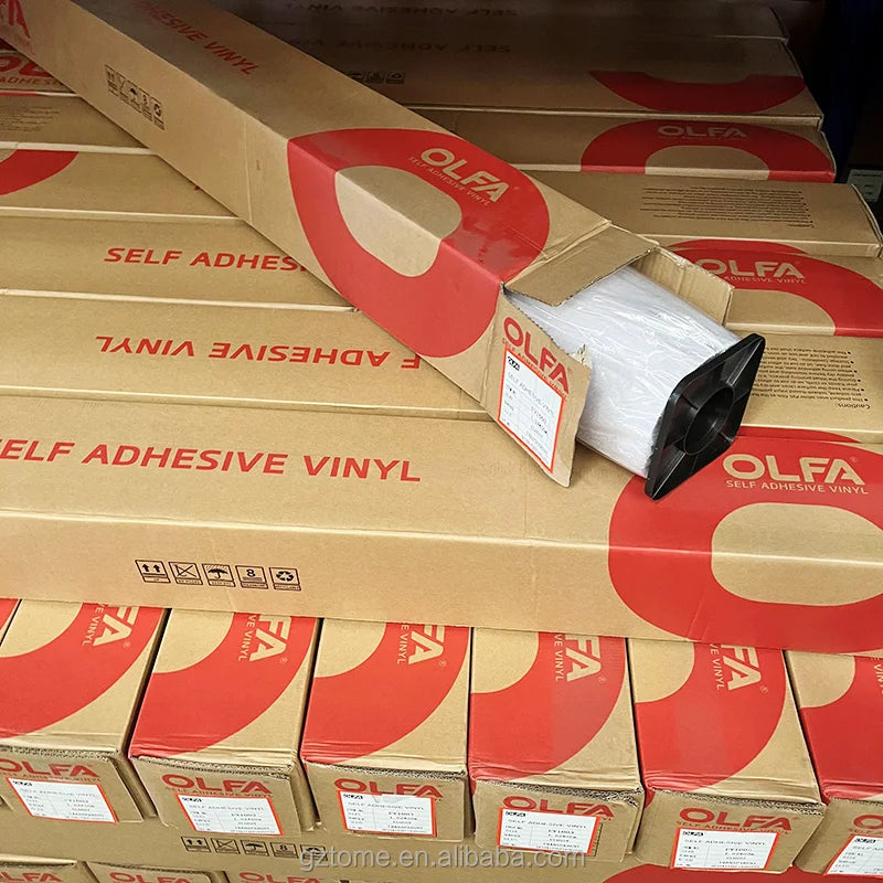High Tack Glue Self Adhesive Vinyl SAV Eco-solvent  Advertising  Material White Clear Surface l White Black Gray Glue