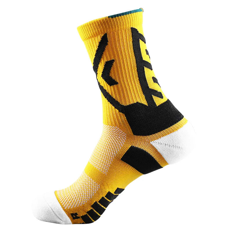 Low MOQ Cotton Basketball Socks Factory Price Polyester Basketball  Non-slip Socks Manufacturer Basketball Socks for Women